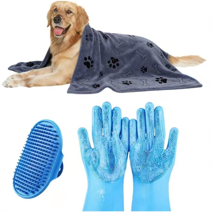 Pet X Supplies & Tack Grooming - 3PCS Dog Bath Supplies, Dog Bath