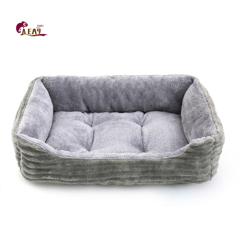 Pet X Supplies & Tack Grooming - AEA9-Grey Dog Bed Pet Square Plush