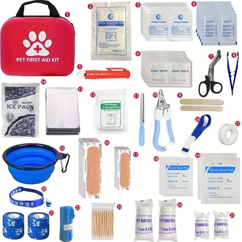 Pet First Aid Kit: Contains em - огляд і ціна Pet Supplies First